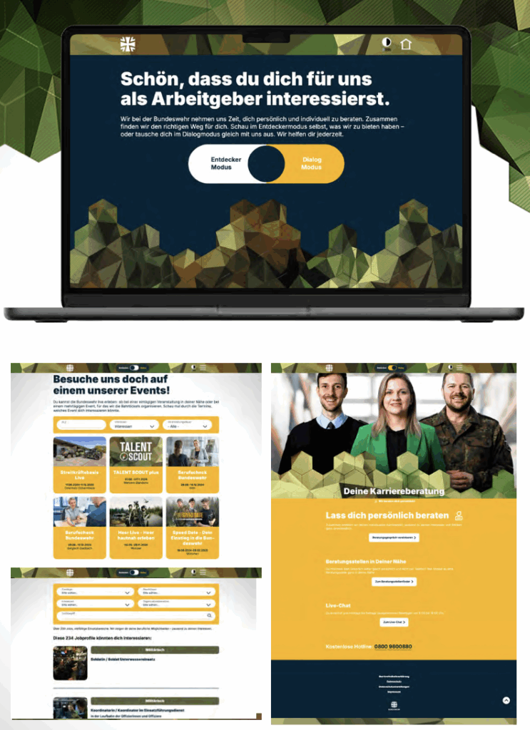 Employer Branding Bundeswehr Digitale Erlebnisplattform Karrierekaserne